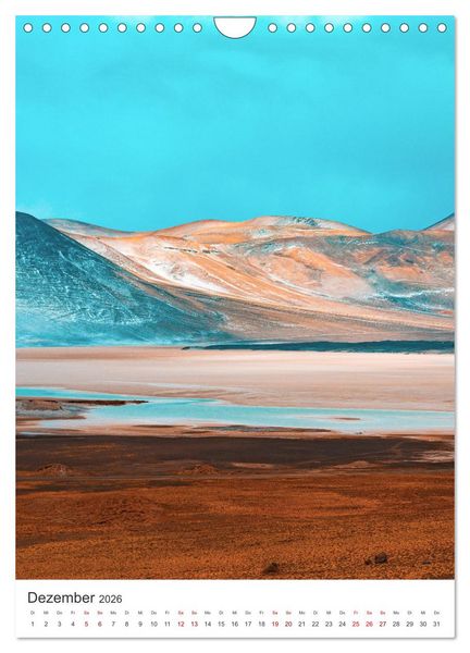 Produktbild: Chile - Ein Land mit unglaublicher Vielfalt. (Wandkalender 2026 DIN A4 hoch), CALVENDO Monatskalender