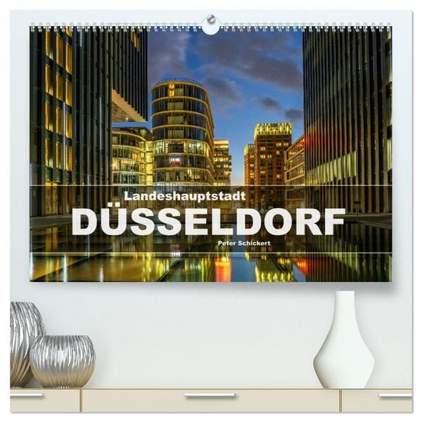 Produktbild: Landeshauptstadt D&uuml;sseldorf (hochwertiger Premium Wandkalender 2026 DIN A2 quer), Kunstdruck in Hochglanz