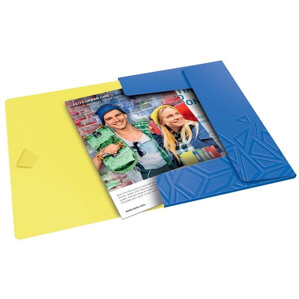 Produktbild: LEITZ Eckspannermappe UrbanChic blau DIN A4