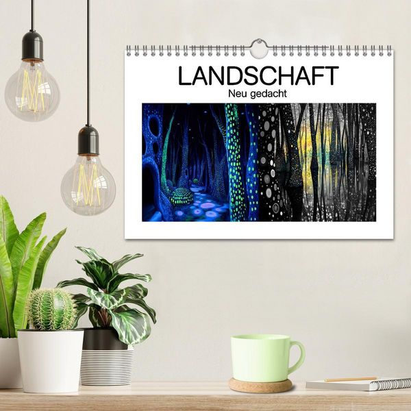 Produktbild: Landschaft - Neu gedacht (Wandkalender 2026 DIN A4 quer), CALVENDO Monatskalender