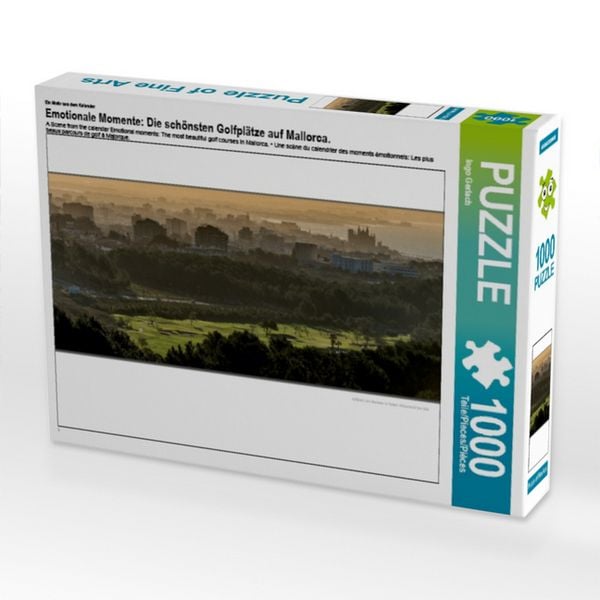 CALVENDO Puzzle Ein Motiv aus dem Kalender Emotionale Momente: Die schönsten Golfplätze auf Mallorca. | 1000 Teile Lege-Größe 64x48cm Foto-Puzzle für