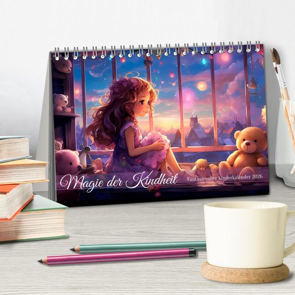 Produktbild: Magie der Kindheit (Tischkalender 2026 DIN A5 quer), CALVENDO Monatskalender