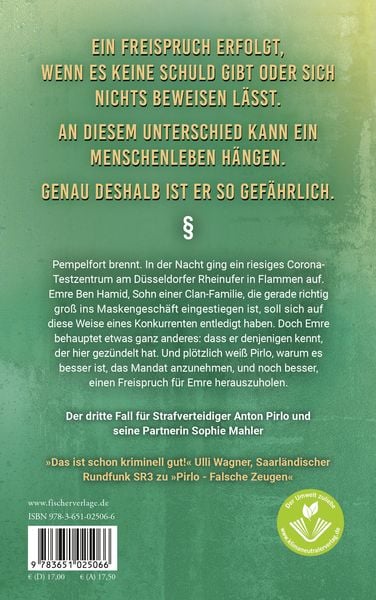 Produktbild: Pirlo - Gef&auml;hrlicher Freispruch
