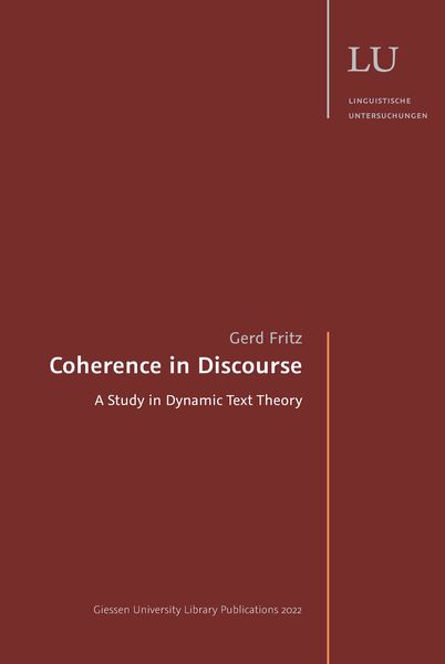 Produktbild: Coherence in Discourse