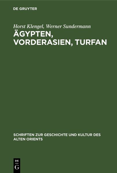 Produktbild: &Auml;gypten, Vorderasien, Turfan