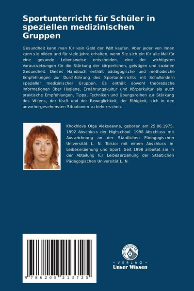 Produktbild: Sportunterricht f&uuml;r Sch&uuml;ler in speziellen medizinischen Gruppen