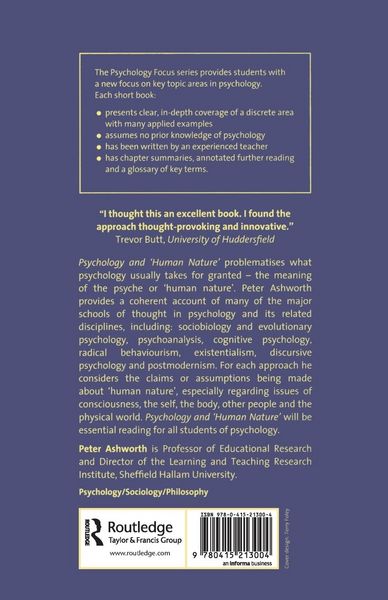 Produktbild: Psychology and 'Human Nature'