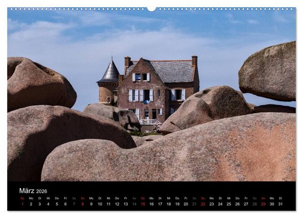 Produktbild: Bretagne - Fotoreise von der Cote de Granit Rose zur Ile de Brehat (hochwertiger Premium Wandkalender 2026 DIN A2 quer), Kunstdruck in Hochglanz