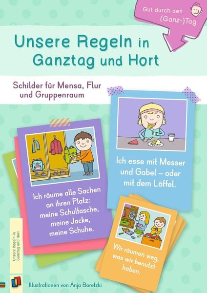 Gut durch den (Ganz-) Tag Unsere Regeln in Ganztag und Hort, Poster von , Verlag an der Ruhr, 978-3-8346-4089-5