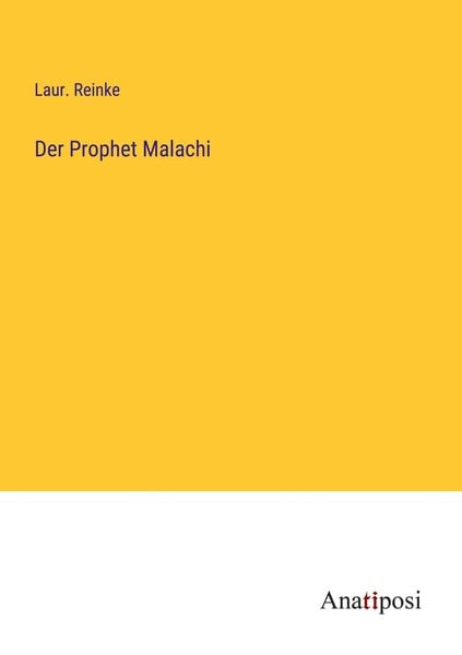 Produktbild: Der Prophet Malachi