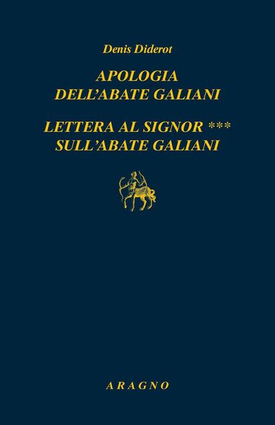 Produktbild: Apologia dell'abate Galiani-Lettera al signor *** sull'abate Galiani