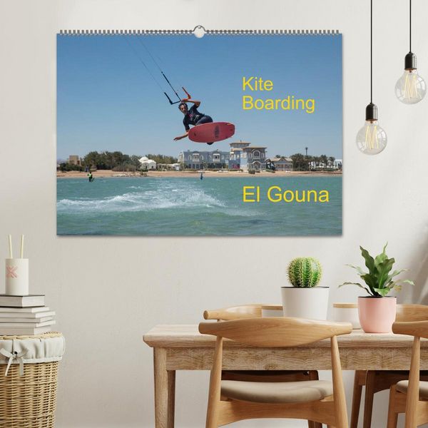 Produktbild: Kite Boarding El Gouna (Wandkalender 2026 DIN A2 quer), CALVENDO Monatskalender