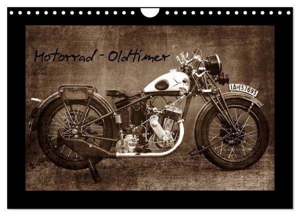 Produktbild: Motorrad Oldtimer (Wandkalender 2026 DIN A4 quer), CALVENDO Monatskalender
