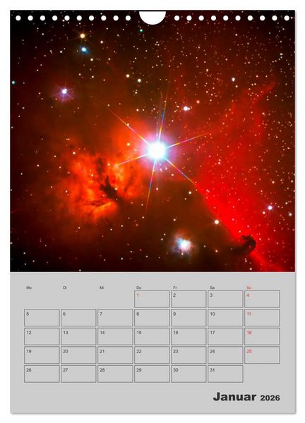 Produktbild: Wunderbares Universum (Wandkalender 2026 DIN A4 hoch), CALVENDO Monatskalender