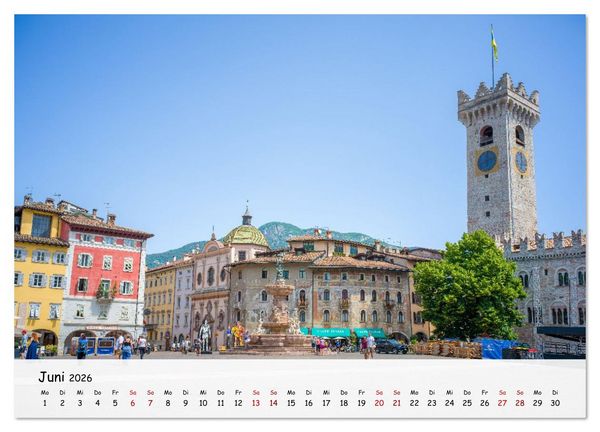 Produktbild: Trient - Hauptstadt des Trentino (Wandkalender 2026 DIN A3 quer), CALVENDO Monatskalender