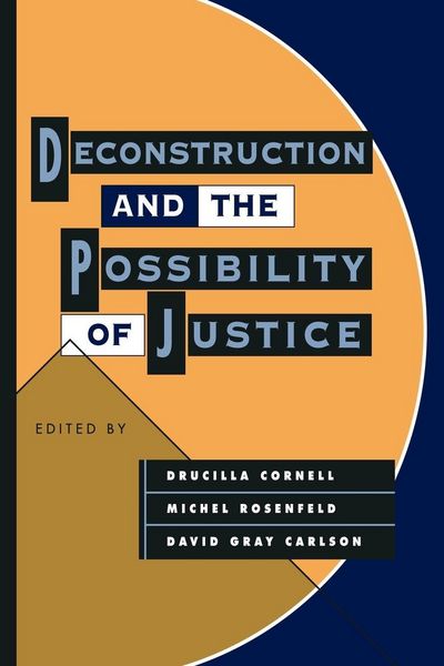 Produktbild: Deconstruction and the Possibility of Justice