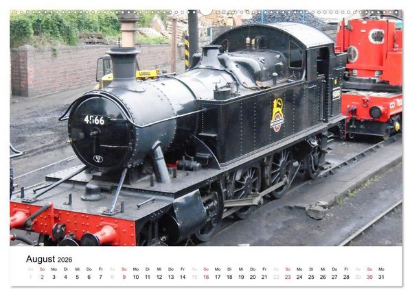 Produktbild: Nostalgische Eisenbahnen Englands (hochwertiger Premium Wandkalender 2026 DIN A2 quer), Kunstdruck in Hochglanz