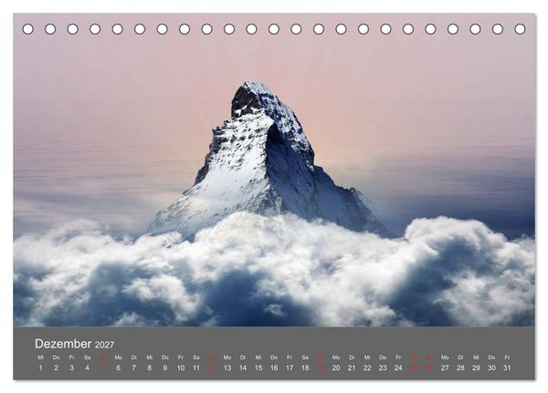 Produktbild: Bergsteigen - Extremsport am Limit (Tischkalender 2027 DIN A5 quer), CALVENDO Monatskalender
