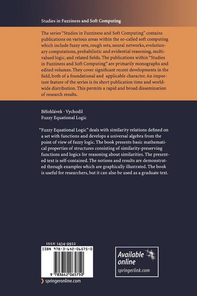 Produktbild: Fuzzy Equational Logic