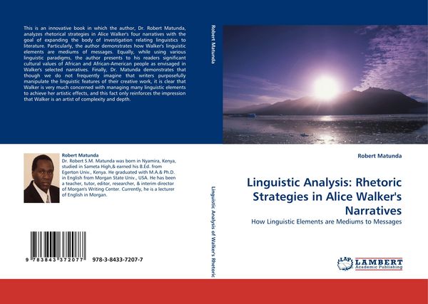 Produktbild: Linguistic Analysis: Rhetoric Strategies in Alice Walker''s Narratives
