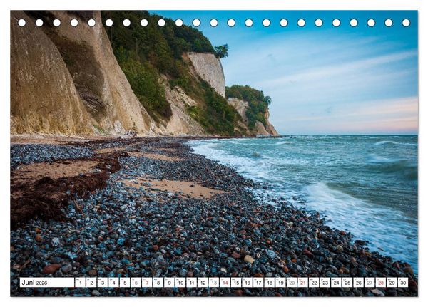 Produktbild: Insel R&uuml;gen - K&uuml;sten zum Tr&auml;umen (Tischkalender 2026 DIN A5 quer), CALVENDO Monatskalender