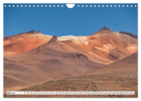 Produktbild: VULKANE: Atemberaubende Vulkanlandschaften S&uuml;damerikas (Wandkalender 2026 DIN A4 quer), CALVENDO Monatskalender