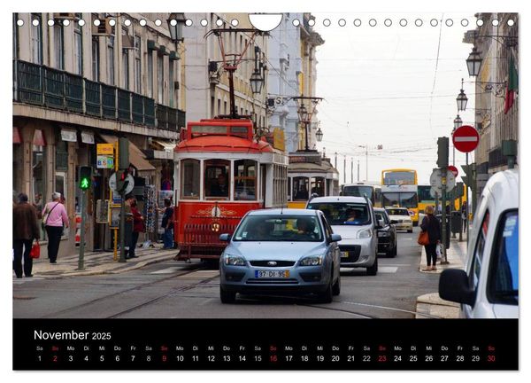 Produktbild: Mit der Tram durch Lissabon (Wandkalender 2025 DIN A4 quer), CALVENDO Monatskalender