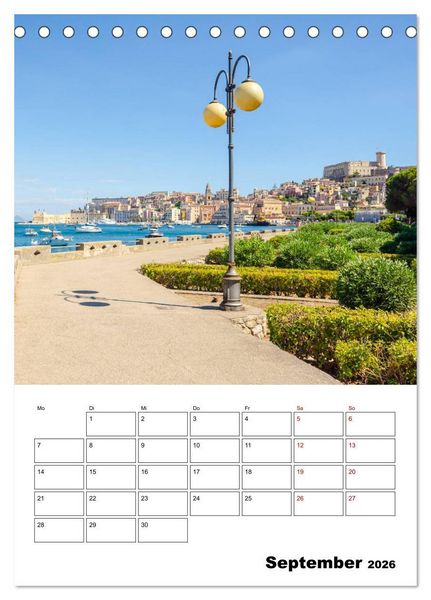 Produktbild: Gaeta Italien (Tischkalender 2026 DIN A5 hoch), CALVENDO Monatskalender