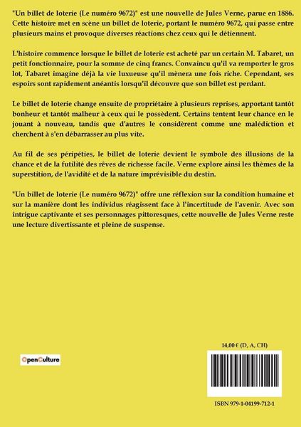 Produktbild: Un billet de loterie