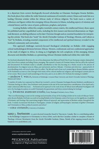 Produktbild: Kwame Bediako and African Christian Scholarship