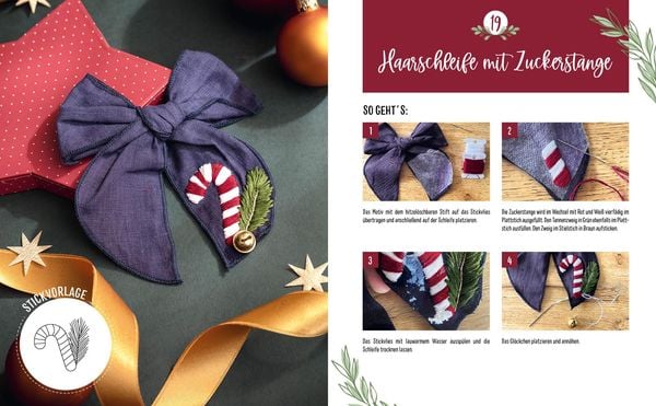 Produktbild: Mein Adventskalender-Buch &ndash;&nbsp;Stickzauber