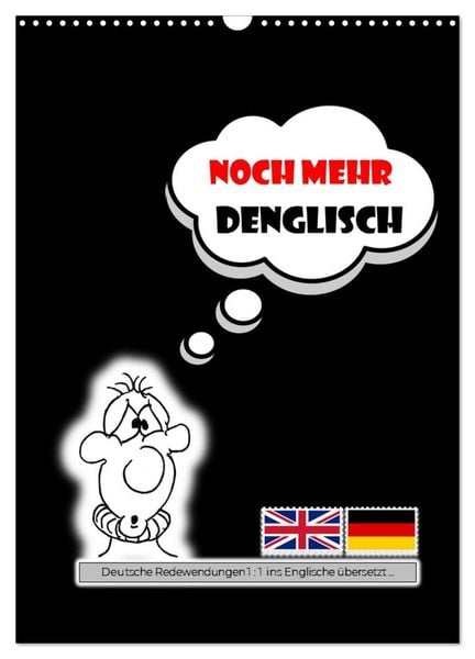 Produktbild: Noch mehr DENGLISCH (Wandkalender 2026 DIN A3 hoch), CALVENDO Monatskalender