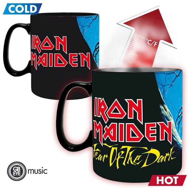 Produktbild: IRON MAIDEN - Mug Heat Change - 460 ml- Fear of the Dark - carton