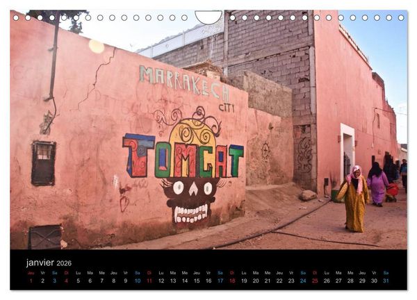 Produktbild: COULEURS DU MAROC (Calendrier mural 2026 DIN A4 vertical), CALVENDO calendrier mensuel