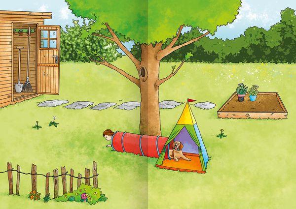 Produktbild: Mein Garten-Stickerheft