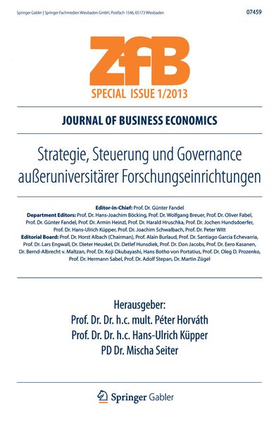 Produktbild: Strategie, Steuerung und Governance au&szlig;eruniversit&auml;rer Forschungseinrichtungen