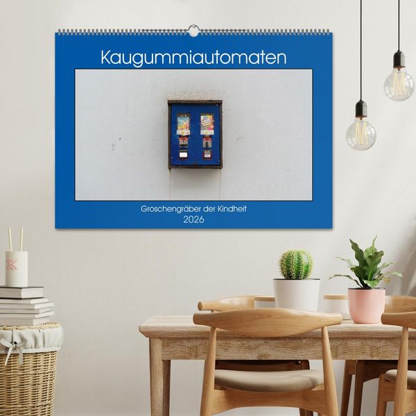 Produktbild: Kaugummiautomaten (Wandkalender 2026 DIN A2 quer), CALVENDO Monatskalender