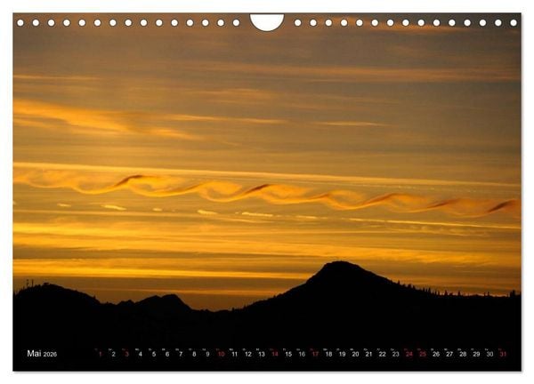 Produktbild: Magische Bergwelt, zwischen Sonnenaufgang und Sonnenuntergang (Wandkalender 2026 DIN A4 quer), CALVENDO Monatskalender