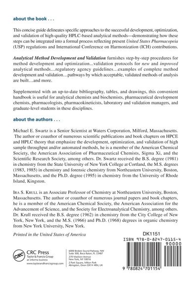 Produktbild: Analytical Method Development and Validation