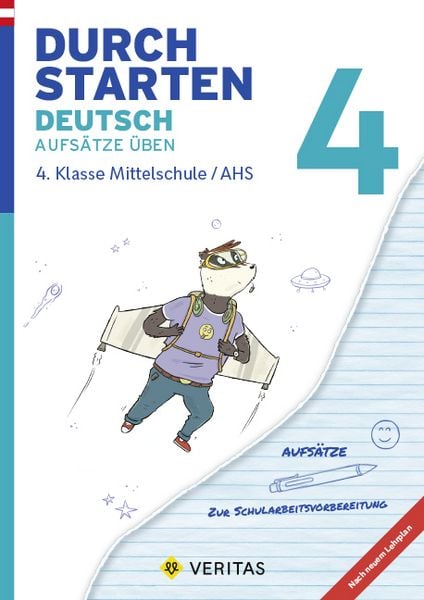 Produktbild: Durchstarten Deutsch 4. Klasse Mittelschule/AHS Aufs&auml;tze &uuml;ben