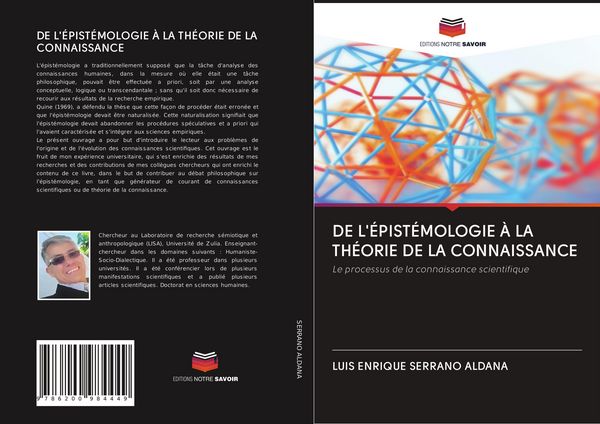 Produktbild: De L'&eacute;pist&eacute;mologie &Agrave; La Th&eacute;orie De La Connaissance