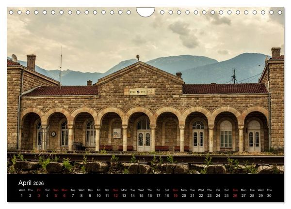 Produktbild: Monuments of Kosovo 2026 (Wall Calendar 2026 DIN A4 landscape), CALVENDO 12 Month Wall Calendar