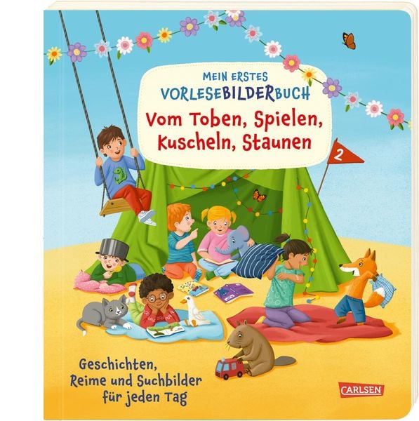 Mein erstes Vorlese-Bilder-Buch: Vom Toben, Spielen, Kuscheln, Staunen, Gebundene Ausgabe von Günther Jakobs , Annette Moser , Katja Reider ,