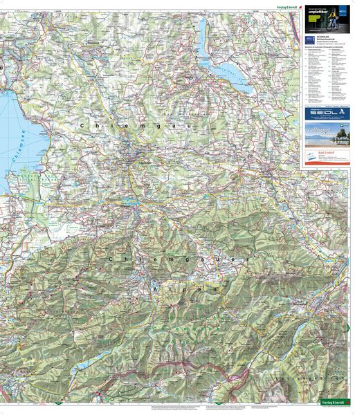 Produktbild: freytag & berndt Wanderkarte WKD 5203 Chiemsee, Simssee - Marquartstein - Traunstein 1:50.000