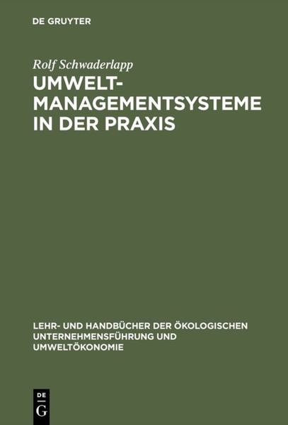 Produktbild: Umweltmanagementsysteme in der Praxis