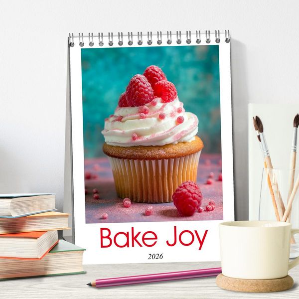 Produktbild: Bake Joy (Desk Calendar 2026 DIN A5 portrait), CALVENDO 12 Month DeskCalendar