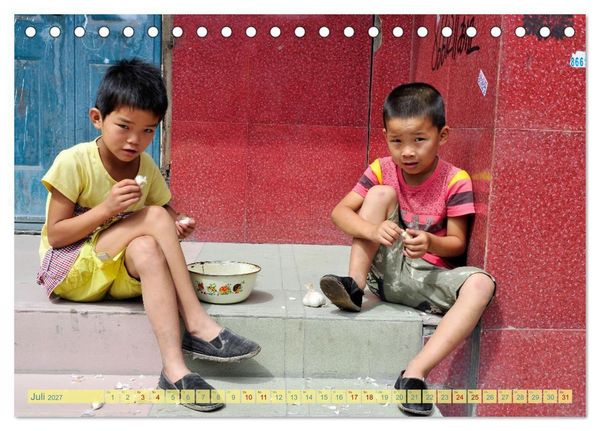 Produktbild: Begegnungen am Wegesrand &ndash; Auf dem Weg von Kashgar nach Lhasa (Tischkalender 2027 DIN A5 quer), CALVENDO Monatskalender