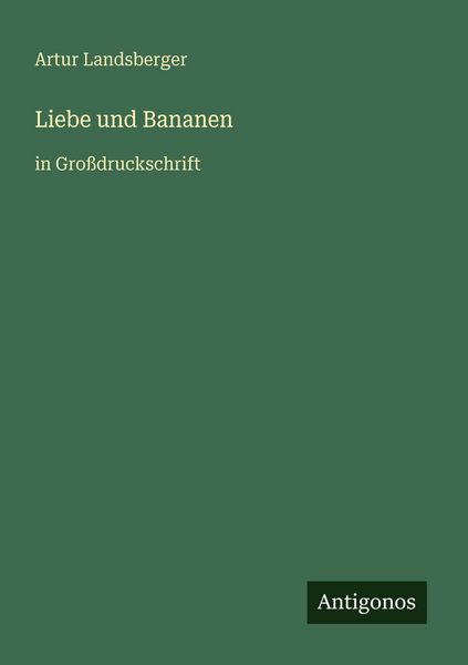 Produktbild: Liebe und Bananen