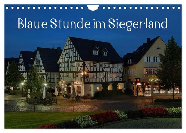Produktbild: Blaue Stunde im Siegerland (Wandkalender 2026 DIN A4 quer), CALVENDO Monatskalender