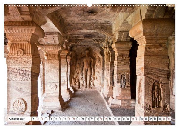 Produktbild: Momente einer Reise - Goa und Karnataka (hochwertiger Premium Wandkalender 2027 DIN A2 quer), Kunstdruck in Hochglanz